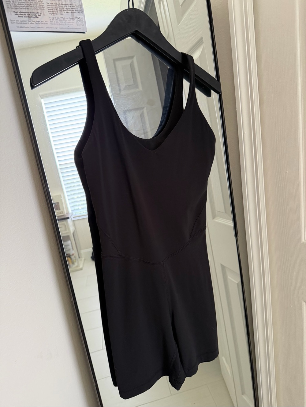 lululemon athletica Black Sleeveless Romper